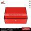 Fashion wooden antique jewelry box with metal lock and mirror jewelry display cases for sale