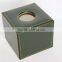 Home Decoration Faux Leather Tissue Box/Cardboard Square napkin box