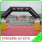 Portable inflatable finish line arch
