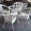 aluminum outdoor furniture comfortable handmade rattan wicker balcony set YPS005