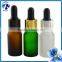 China supplier wholesale empty amber glass bottle 30ml