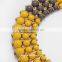 Yellow nice decorative bead boots buckle ball pearl chain Brightness F1-80007