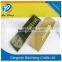 aluminum alloy rectangle school badges for students and teacher staffs of golden color in top quality with safety pin on back