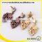 wholesale designer jewelry leaf traditional cheap pearl earrings