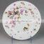 china supplier butterfly glazed bulk dinner plate, unique dinner plates