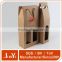 corrugated portable custom paper wine bottle packaging design
