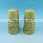 High quality embossed ceramic salt and pepper shaker