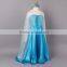 Hot selling 2014 New frozen elsa dress wholesale vestidos de menina princess girl dress