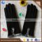 High quality fancy ladies black fashion cotton knitted gloves for touch screen