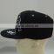 contrast button embroidery SNAPBACK flat bill hat