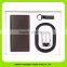 High grade cow leather luxury men's gift set with key chain wallet 16018