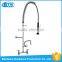 China Faucet Factory Custom Electroplated Brass Pre-rinse Instant Heating Water Commercial Kitchen Sink Faucet