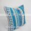 High quality blue dot and striped creative pillow covers,Custom decorative home printed pillows