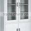 4-door appliance cupboard with stainless steel base