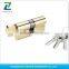 brass plating finishing length 40-120mm 6pins mortise euro high security door lock cylinder electric