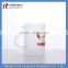 LongRun 10oz frosted water glass mug with sprinting