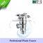 chrome palting ABS angle valve for bathroom accessories