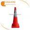 90CM PVC safety plastic traffic cone with black base