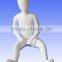 abstract colorful kids mannequins