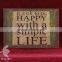 Wooden Vintage Style Sign - Wall Decoration WQ-003
