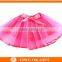 Colorful tutu skirt with bowknot for kids fashion cheap lovely baby girls dancing ballet fashion tutu skirt for girls