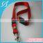 Fashionable newest custom lanyard with safety breakaway buckles