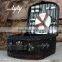rattan wicker picnic basket