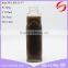 2016 factory clear beverage glass bottles wholesale with metal lid