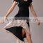 Pretty Steps 2016 sexy elegant high quality women summer plus size short sleeve chiffon long dress for ladies