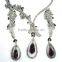 White Gold Diamond Necklace Sets, Bridal Necklace Sets, White Gold Jewelry Sets