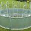 High Quality China Supplied Galvanized Steel Round Bale Feeder for livestock