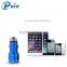Double usb stainless steel metal car charger output car safety hammer mobile phone broken window multifunctional car charger