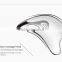 Portable ultrasonic facial device electric beauty massage vibrator ultrasonic skin scrubber