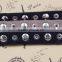Custom logo Leather dog collar/Spiked leather dog collar