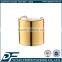 Accept Custom Order and PP Plastic Type gold disc top cap