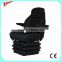 Fully flat air suspension black boat seat with motor