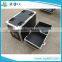 double 15" speaker flight case with wheel for audio system