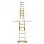Beautiful appearance fire resistance custom frp ladder telescopic