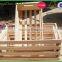eco friendly cheap unfinished pine wood wooden slat box wholesale,wooden slat box for sale