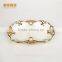 Wholesale golden electroplating fruit departed plate,electorplate golden plate ceramic material