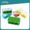 Toprank Printed Colorful Kitchen Cleaning Abrasive Dish Washing Scouring Pad Grooved Sponge Scouring Pad