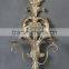 MW-0009-02 Silver hanging wall candle holder with metal