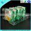 Popular acrylic golden fruit dish fruit plates