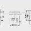 AC power socket with fuse fixing hole male socket copper word computer host speaker SS-8B