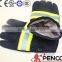 Aramid Fire Retardant Hand Protection Urban Traffic Riding Reflective Traffic Fireman Gloves