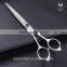 Hairdressing scissors with opposing handle for hair accessories