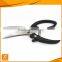 9'' Stainless steel blade materil plastic handle spring poultry scissors