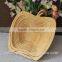100% Bamboo Made Apple Shape Folding Fruit Basket