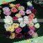 Indoor or outdoor wedding decoration flower artificial walls for hotel decoration,fake flower wall artificial rose wall