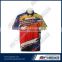 2015 custom sublimation printing motorcycling shirt with team logo number and name